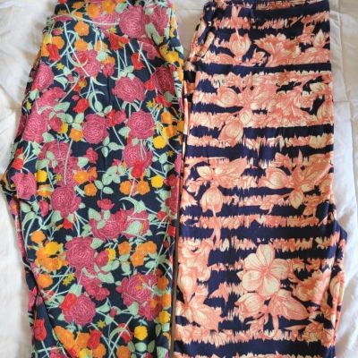 Lularoe Leggings OS one Size Womens Active Wear Casual Stretch Pants Reg 2 - 12